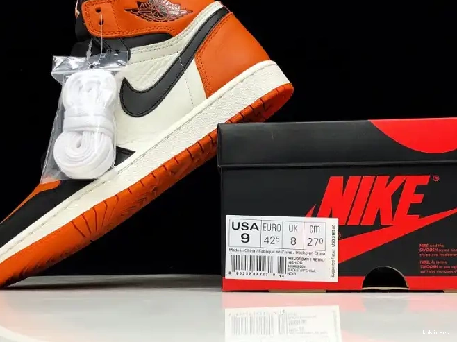 Reps TBK OG 1 Shattered High Backboard555088-005 Jordan Retro Air 0612